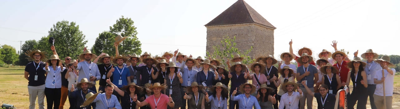 Group photo of Hutchinson employees